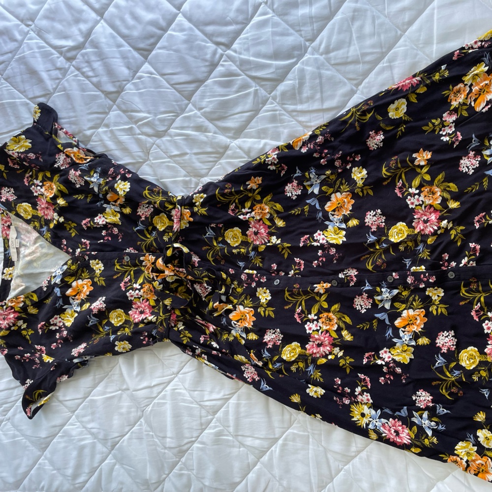 Loft Floral dress Womens size 6